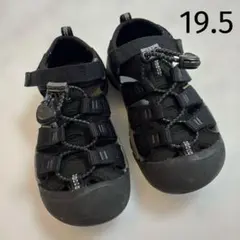 KEEN 水陸両用サンダル　ブラック　19.5