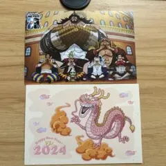 ワンピース 麦わらストア ポストカード 2枚セット