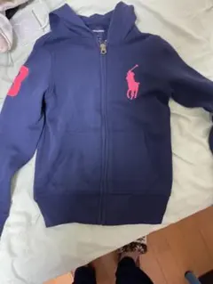 Ralph Lauren ネイビー フルジップパーカー S(7)