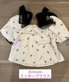 Areeam ミッキーマウス プリント ブラウスのサムネイル