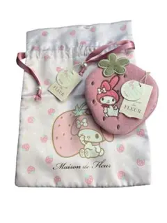 新品未使用 メゾンドフルール マイメロ 巾着 いちごポーチ サンリオ セット