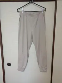 【美品】ユニクロ エアリズム ジョガーパンツ ベージュ L