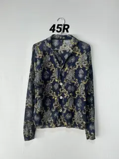 【45R】45rpm 綿100% 小花柄 ギマニットクルーネックカーディガン 3 楽天市場】送料無料 トップス ニットカーディガン ニットカーデ クルー