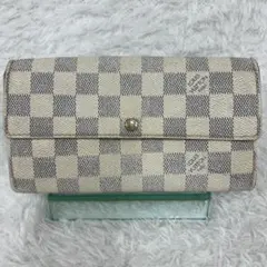 ルイヴィトン ダミエアズール ポルトフォイユサラ 長財布 レディース