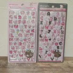 正規品ボンドロ　サンリオ文字　マイメロ　キティ　ボンボンドロップシール　moji