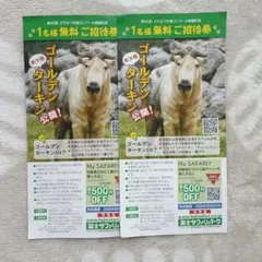 富士サファリパーク 1名様無料ご招待券 2枚セットのサムネイル