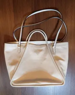 SAZABY レザートートバッグ　白