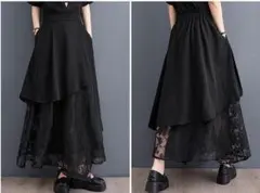 大きいサイズ レディース スカート　レース　春夏 秋 新品