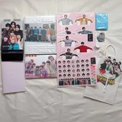 なにわ男子 カレンダー ステッカー　生徒手帳　ミニうちわ　アクスタ　セット