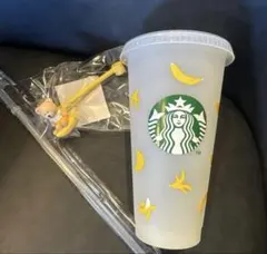 STARBUCKS バナナ ベアリスタ ストロー付き タンブラー