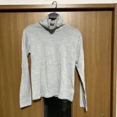 ウール100% ハイネックカットソー　M