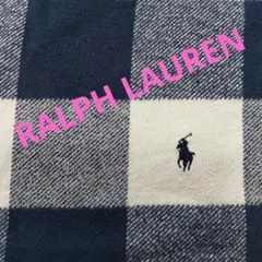 Ralph Lauren チェック柄フリースランケット