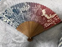 中古品 東方Project 西行寺幽々子 東方妖々夢 扇子 藍染工房