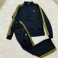 adidas セットアップ 黒金 トラックジャケット　Y2K