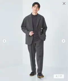 グリーンレーベル　フリーリッチ　セットアップ　ダークグレー M 新品