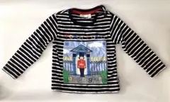 jojomamanbebe 仕掛けロングTシャツ　2-3years