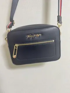 TOMMY HILFIGER ショルダーバッグ ネイビー 未使用に近い