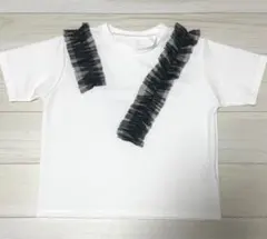 チュールフリル 半袖Tシャツ mietteのサムネイル