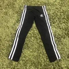 adidas キッズ スパッツ レギンス ブラック