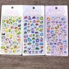 クリアぷくぷくキャンディシール3枚セット 吉田産業