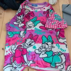 Disney Resort デイジーダック 総柄 半袖Tシャツのサムネイル