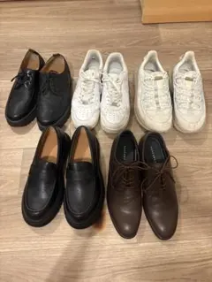 メンズシューズ まとめ売り 5足セット(新品2点、準新品1点、中古2点)のサムネイル