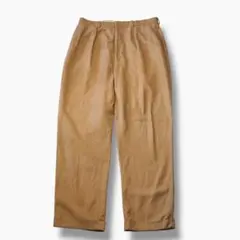 ラルフローレン ヘリンボーン リネンコットン ツータックスラックス 90s