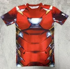 美品★アンダーアーマー　marvel コラボ　アイアンマン　Tシャツ