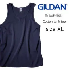 【ギルダン】新品未使用 ウルトラコットン 6oz 無地 タンクトップ 紺 XLのサムネイル