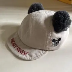 ミッキーマウス 耳付きキャップ