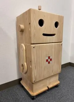 展示品アウトレット　ロボット型 収納キャビネット 桧無垢仕様