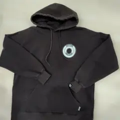 貴重な大きいSize　EXAMPLE ボックスロゴ 刺繍パーカー ブラック