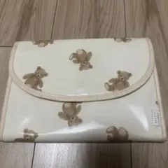 母子手帳ケース クマ柄　ジェラピケ