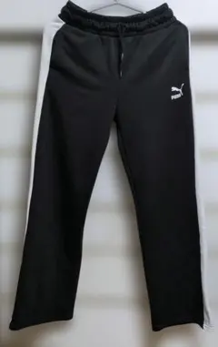 PUMA ジャージパンツ ブラック/ホワイト