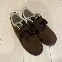 NIKE AIR FORCE 1 07 カカオ ブラウン 24 WFQ8901 - メルカリ