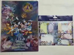 東京ディズニーシー　15周年　ファイル　付箋