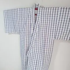 【未使用・長期保管品】メンズガーゼ寝間着・浴衣パジャマ/着丈140cm