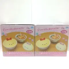 【新品未開封】すみっコぐらし　天使なえびてん　ふた付きどんぶり　2種セット