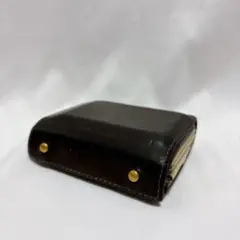エムピウ ミッレフォッリエ ブラウン レザー 折り財布 本革