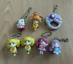 プリキュア　ガチャガチャ　スイング　7個セット　ボールチェーン付きキーホルダー