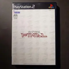 R-TYPE FINAL PlayStation 2 説明書、チラシ、はがき付属