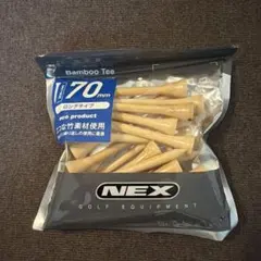 NEX バンブーティー 70mm 竹製