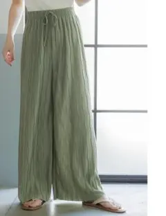 coca ウェーブプリーツパンツ