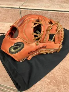 【値下げしました】ゴールドステージ 軟式グローブ オレンジ