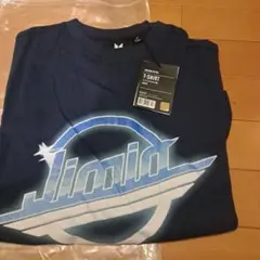 グラフィックプリント Tシャツ M ネイビー