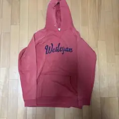 Wesleyanロゴ入り赤パーカー サイズ3