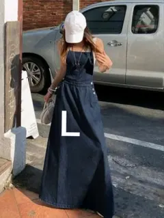 SHEIN　DAZY　デニムワンピース　Ｌ