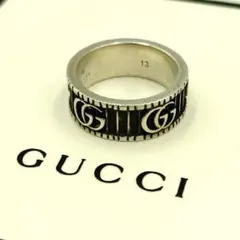 GUCCI ダブルG シルバー リング 20 - メルカリ