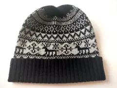 ユニクロキッズ ニット帽ネイビー