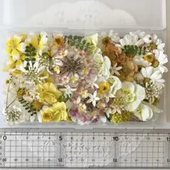No.214 ホワイト&イエロー系花材詰め合わせ